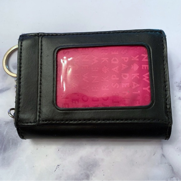 FINAL PRICE Kate Spade Montford Park Black Leather Darla Leather Keychain Wallet - Picture 5 of 14